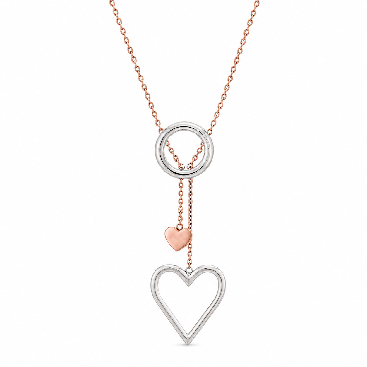 Collana Cerchio con Cuori - Apple & Cherry